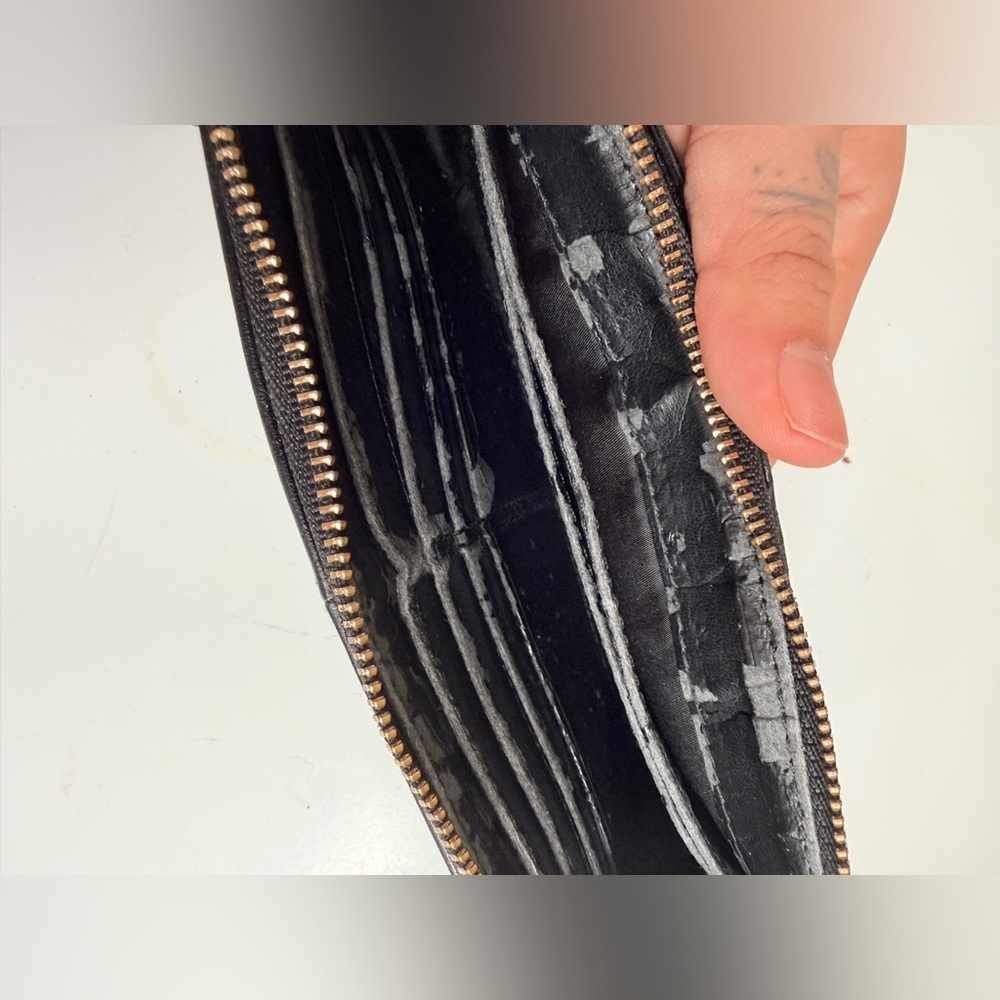 Coach Black and Metallic Women's Wallet Duo - Picture 7 of 8